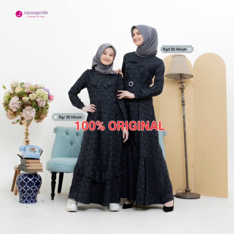 RAUNA GAMIS COUPLE IBU DAN ANAK RGD 25 | RAUNA GAMIS REMAJA RGR 25 | RAUNA GAMIS CANTIK