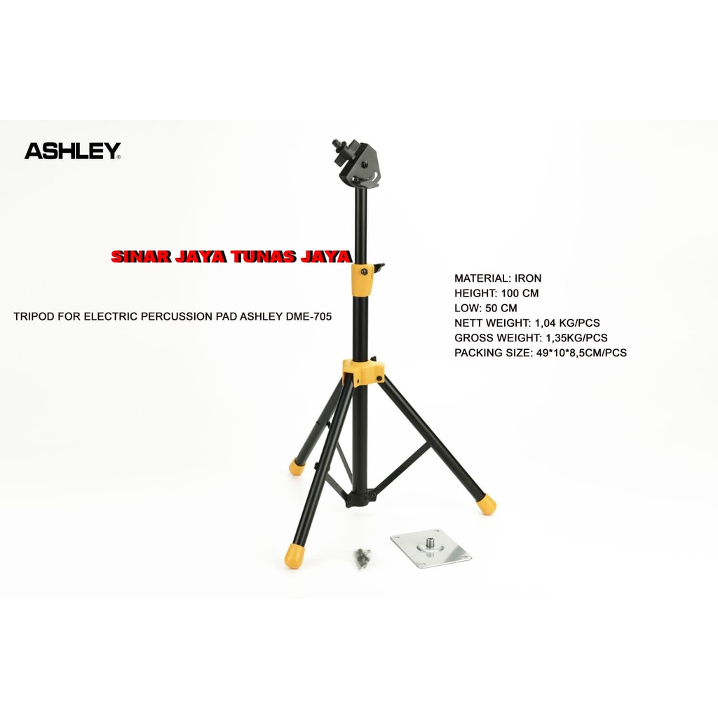 TRIPOD FOR ELECTRIC PERCUSSION PAD ASHLEY DME 705