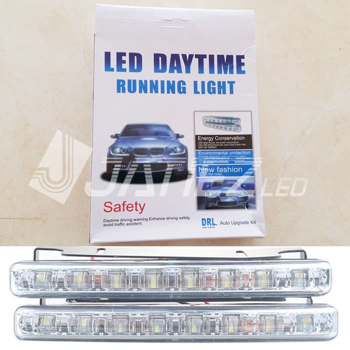Lampu LED DRL 8 LUX / LED DRL Mobil / Lampu Eksterior DRL 8 LED / LED