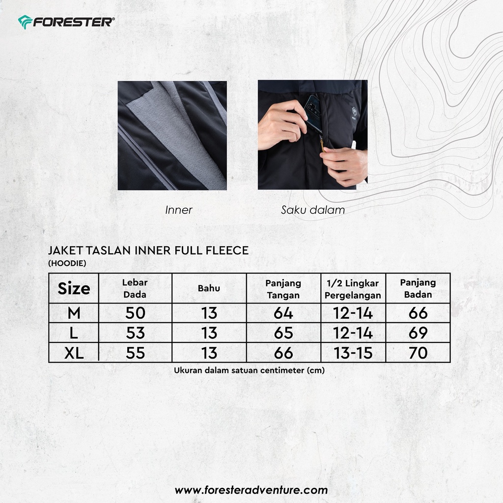 Jaket Gunung Forester Trapezoid - Jaket Taslan Forester 70339 Originals