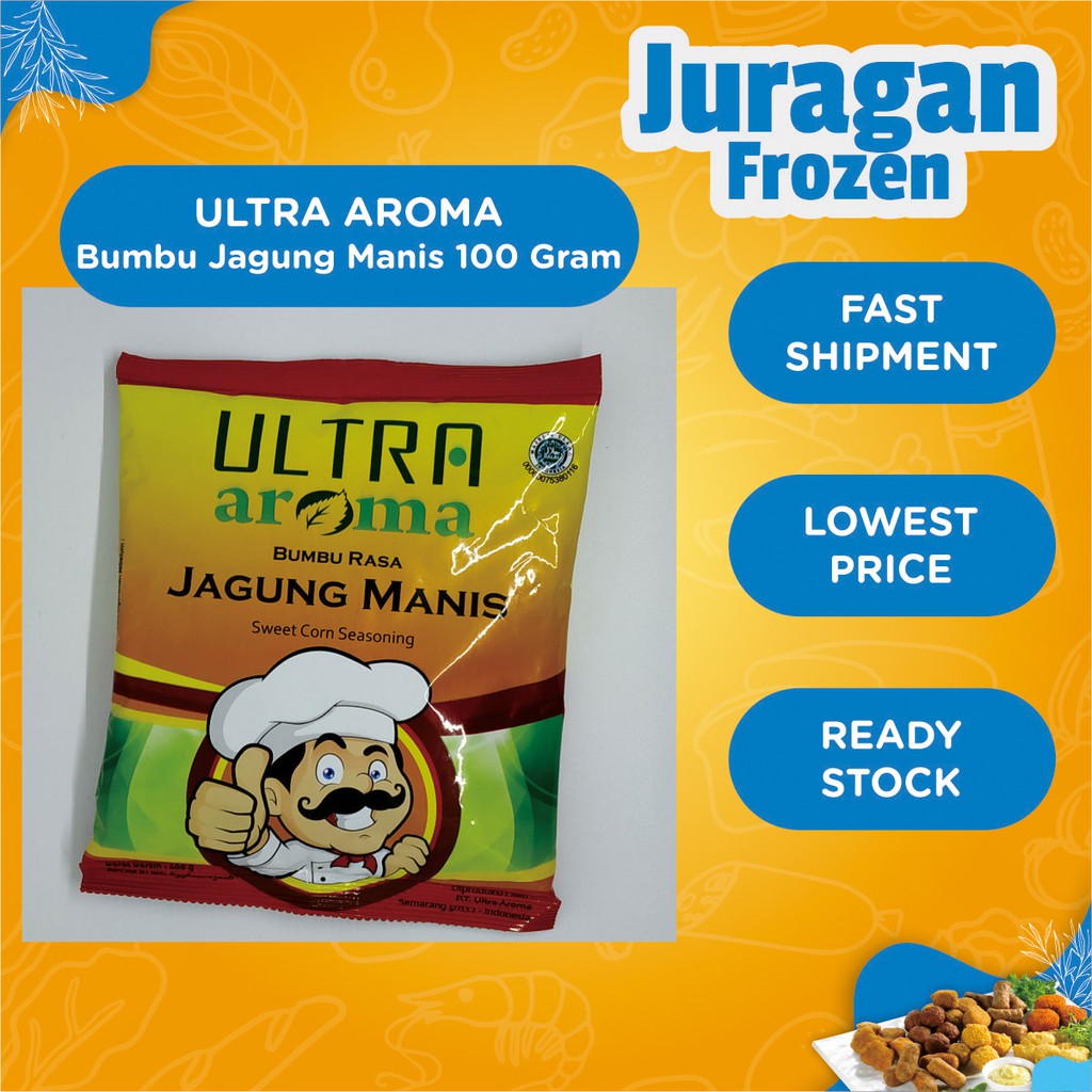 

Ultra Aroma Bumbu Tabur Jagung Manis 100 Gram