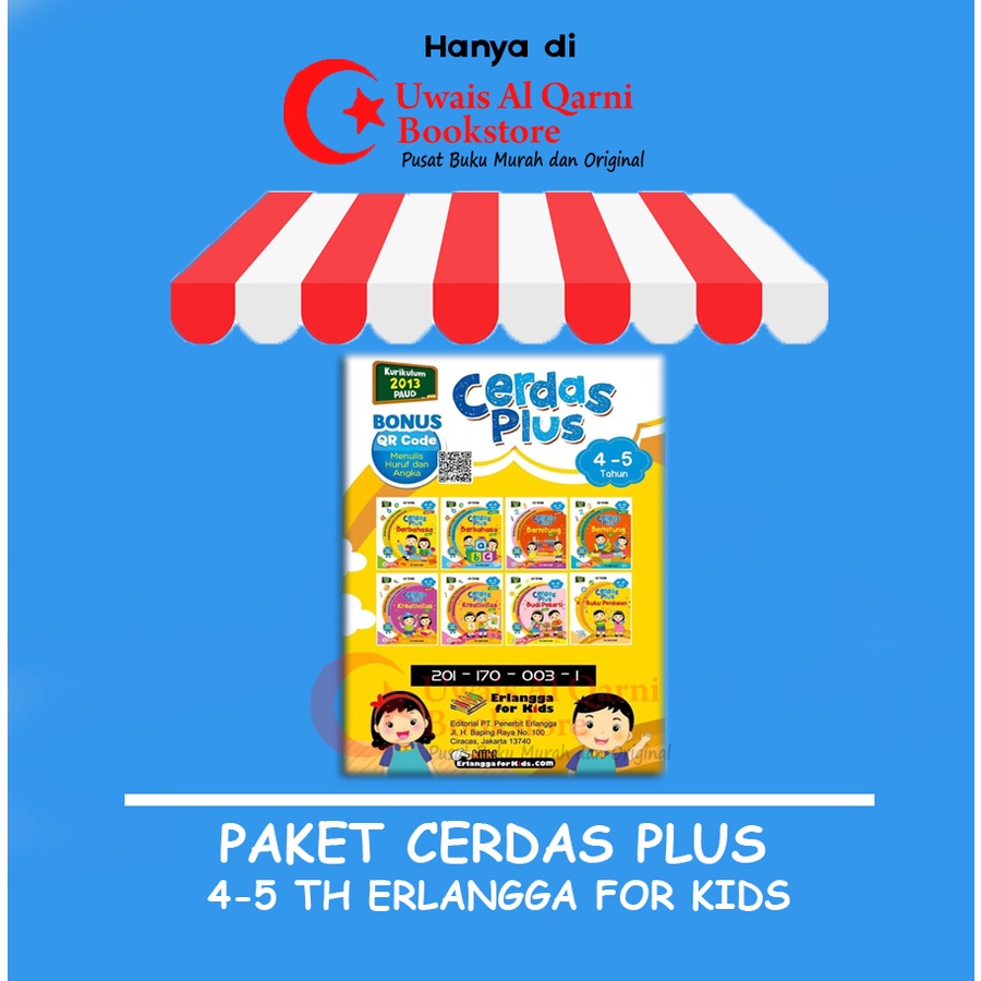 ERLANGGA FOR KIDS PAKET CERDAS PLUS 4-5TH K13 - ERLANGGA FOR KIDS