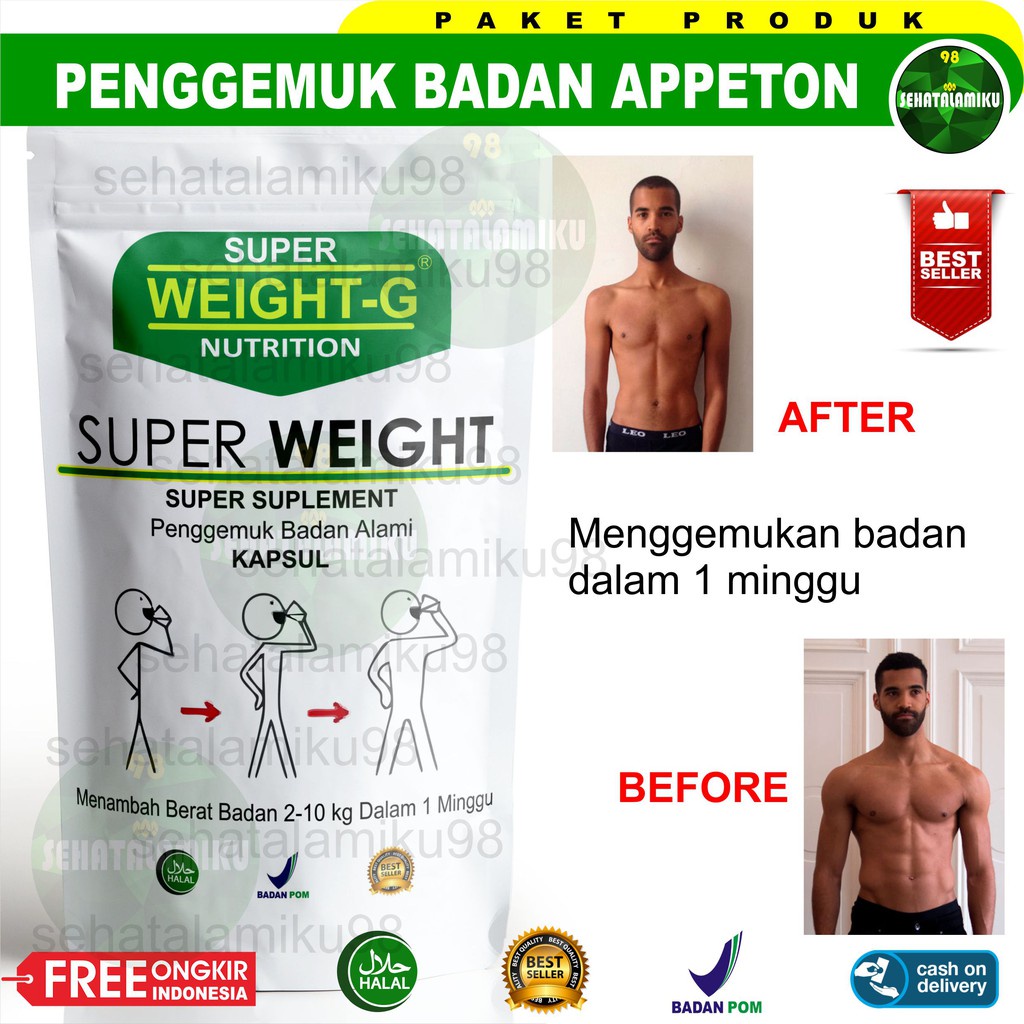 VITAMIN PENAMBAH NAFSU MAKAN SUPER WEIGHT GAIN ASLI APPETON WEIGHT GAIN ZINC KAPSUL LEBIH AMPUH DARI
