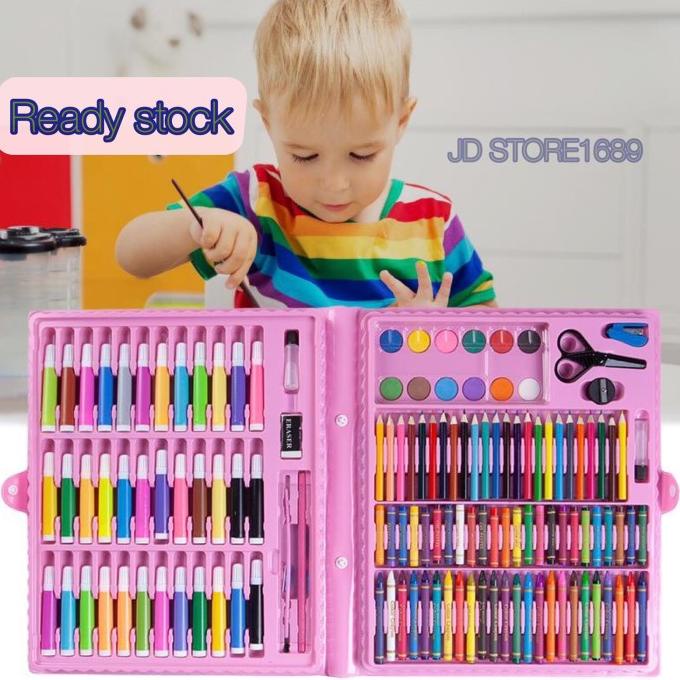 

Art Set Isi 150 Pcs Pensil Warna Set Anak Crayon Komplit Alat Lukis