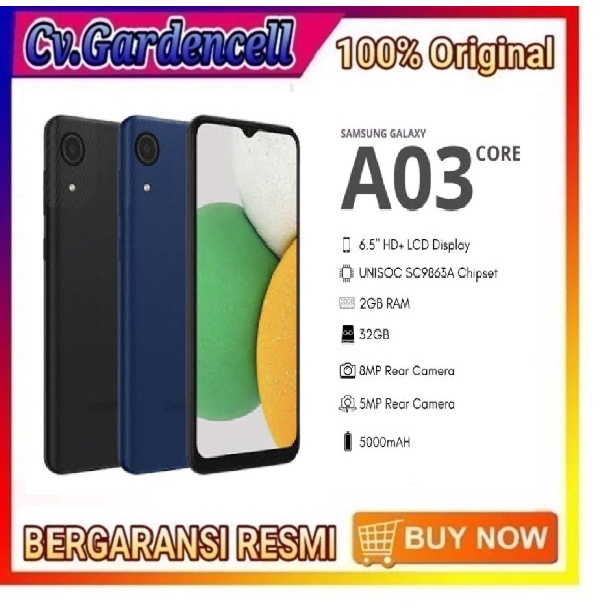 SAMSUNG GALAXY A032/A03 CORE 2/32GB GARANSI RESMI