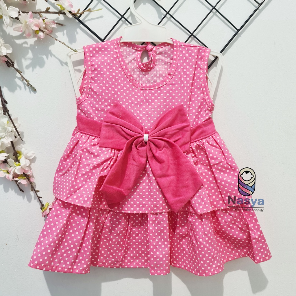 [PB-001] Dress Bayi Perempuan lucu terbaru (usia 0-6 bulan)