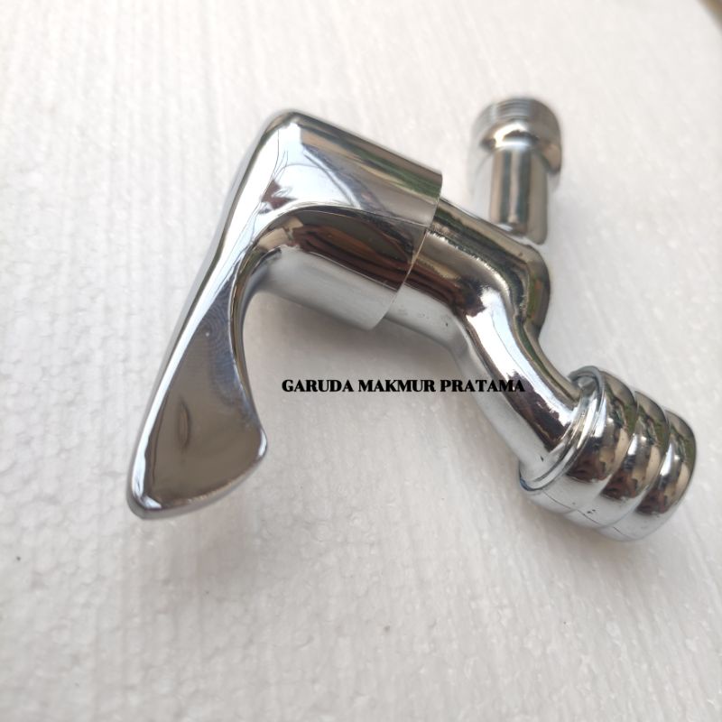 KERAN AIR TEMBOK ENGKOL 1/2 INCH STAINLESS CHROME KRAN TEMBOK ENGKOL CHROME 1/2 INCH