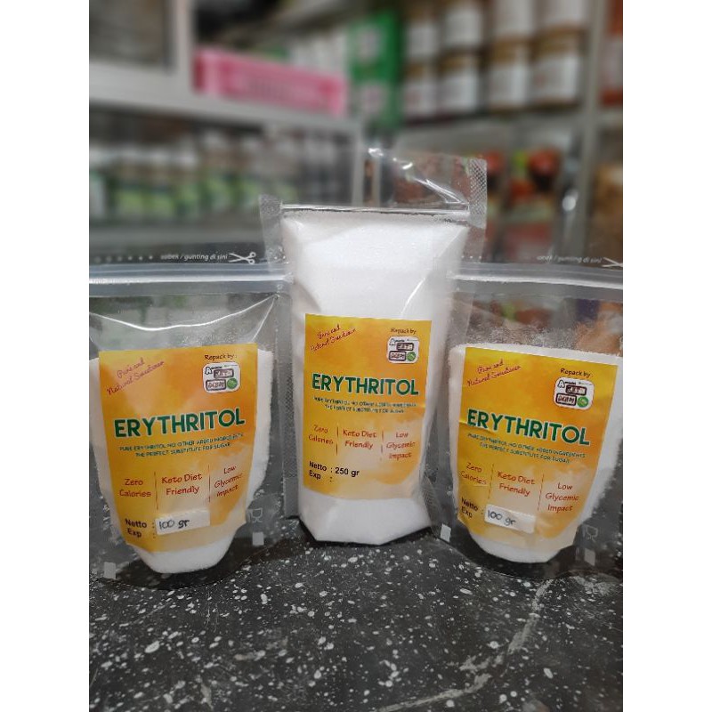 

Erythritol gula diet nol kalori 250gr Eritritol