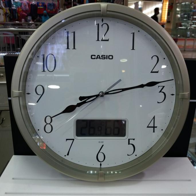 Limited Jam Dinding Casio Analog Digital Ic01 Original - Ic 02 Bagus