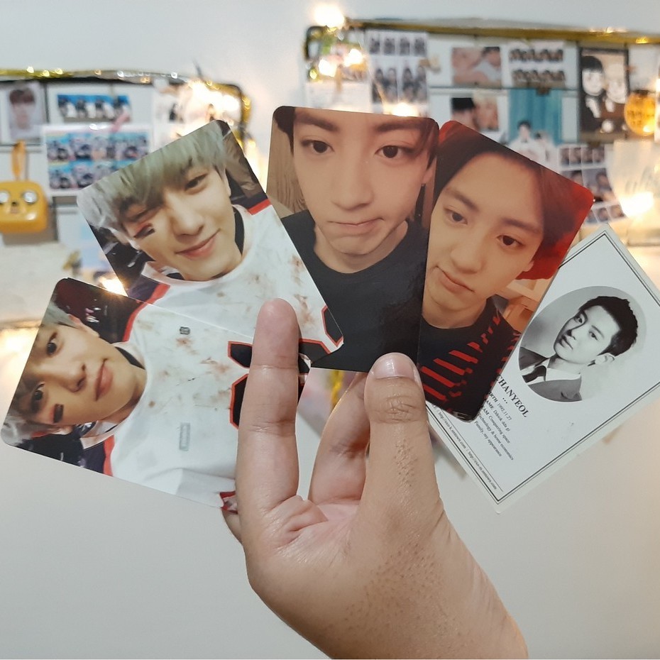 EXO Chanyeol Photocard / PC (wolf, love me right, exodus)