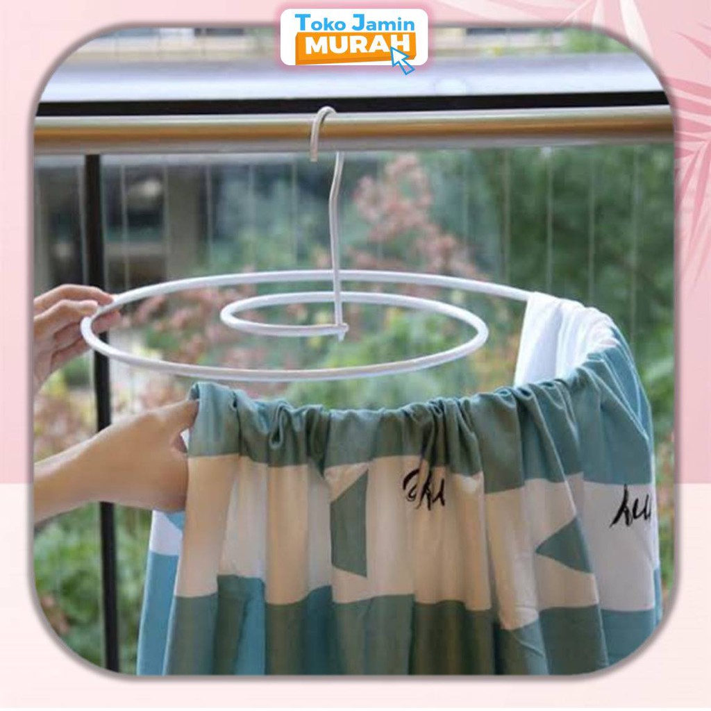 COD TJM Hanger Melingkar Gantungan SPIRAL SPREI Hanger