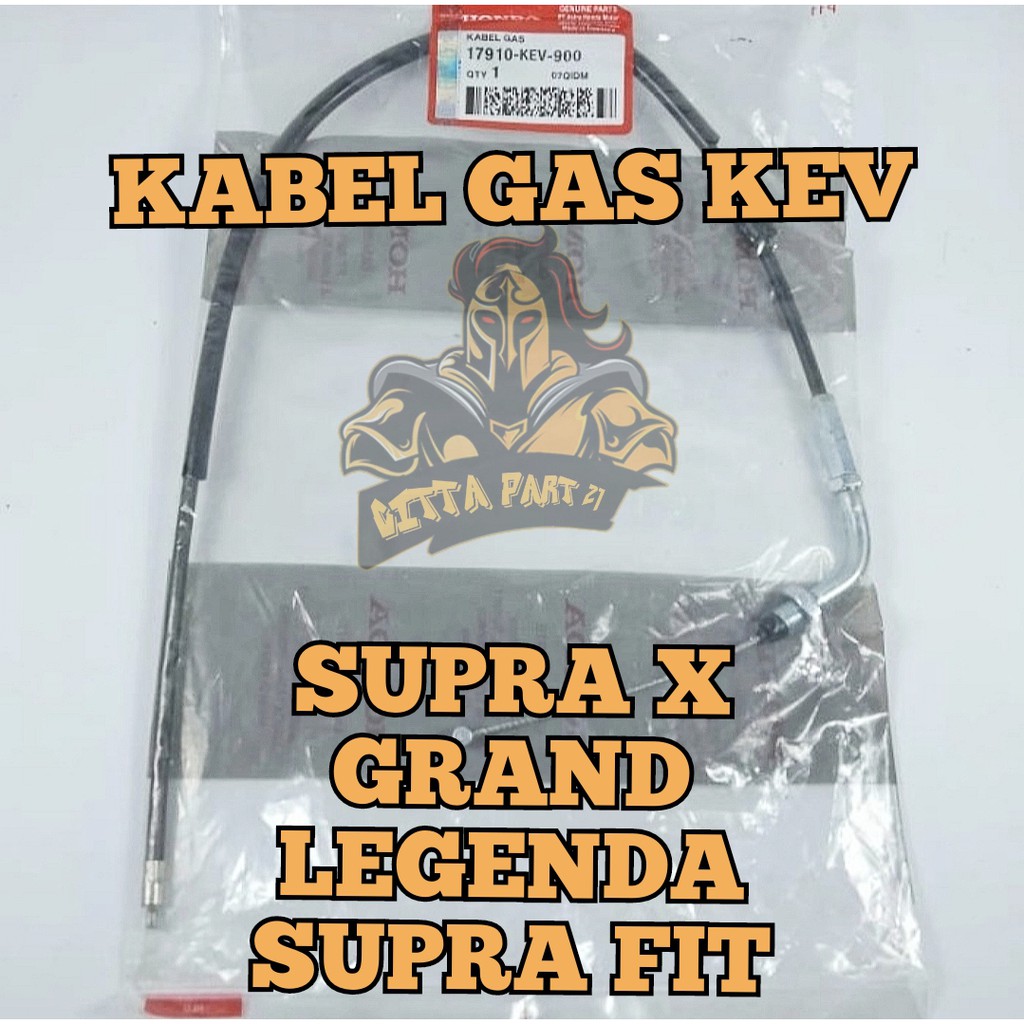 Kabel Gas Supra X GRAND SUPRA FIT LEGENDA kualitas bagus pas dan presisi produk rapi halus tali gas