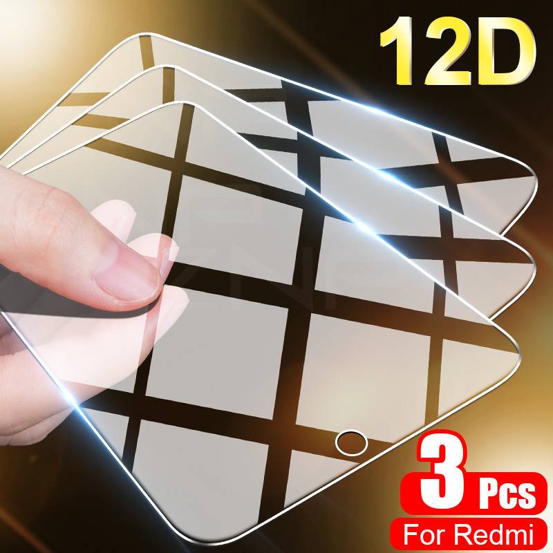 3PCS Tempered Glass For Xiaomi Redmi Note 9 8 10 Pro 7 5 6 K20 Pro 8T Screen Protector For Redmi 8A 8 7 7A 9 9A Glass