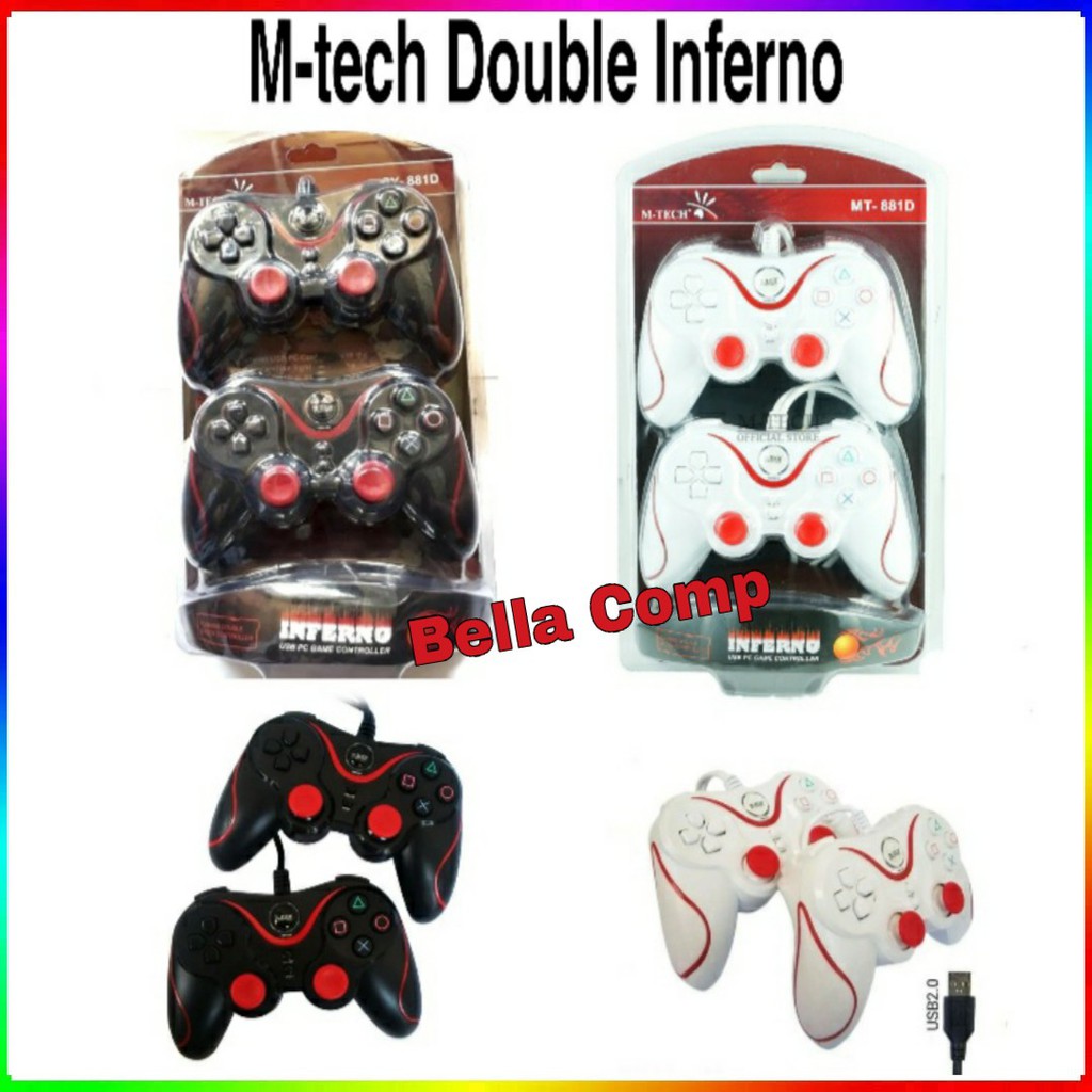 Stik PS/PC - JOYSTICK PC Gamepad/Game Pad Double Usb M-tech Inferno