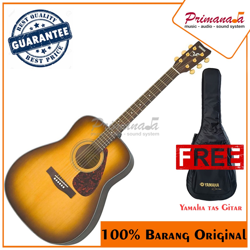Yamaha F335 / F-335 / F 335 Gitar Akustik TBS with Softcase