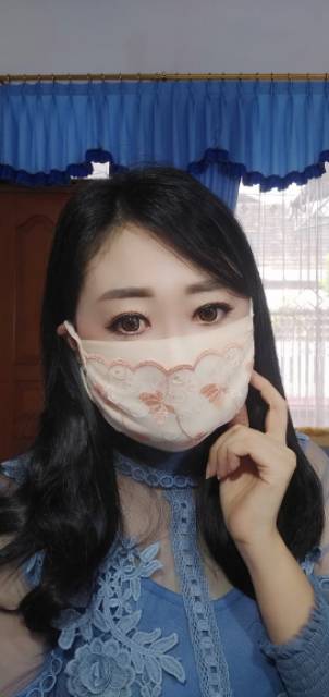 Masker import renda bordir