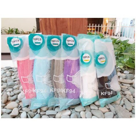 TJM VZ134 Masker KF94 C Care 3 Ply Isi 10 Pcs Protective Mask Kesehatan 4Ply Masker Medis Korea 10Pcs