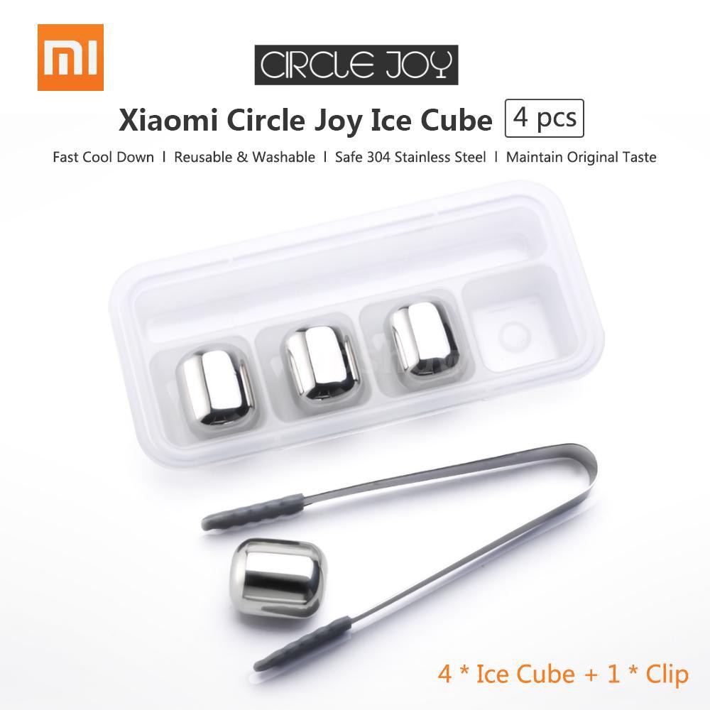 Xiaomi Mijia Circle Joy Ice Cube Es Batu Pendingin Minuman 304 Stainless Steel