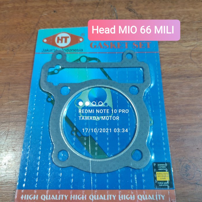 PAKING RACING BLOK HEAD ATAS UKURAN 66 YAMAHA MIO MIO SOUL