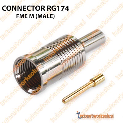 KONEKTOR CONNECTOR RG174 FME M (MALE)