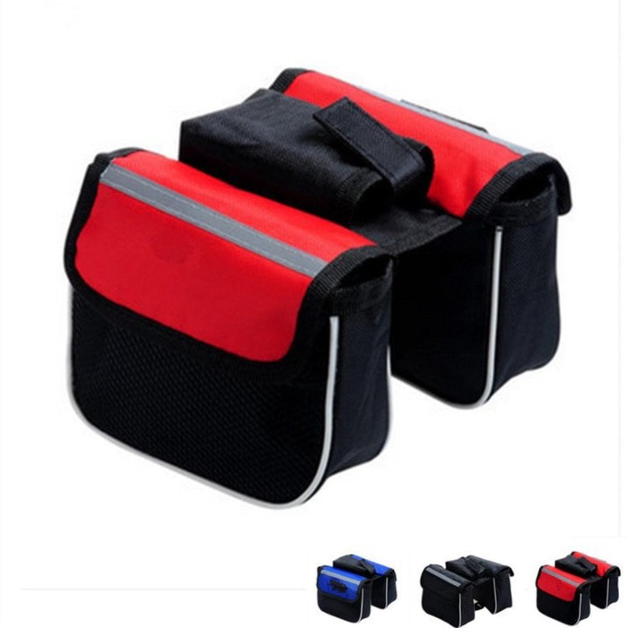 Tas Sepeda Merida Mountain Bike Tube Bag Saddle Pack Waterproof Double