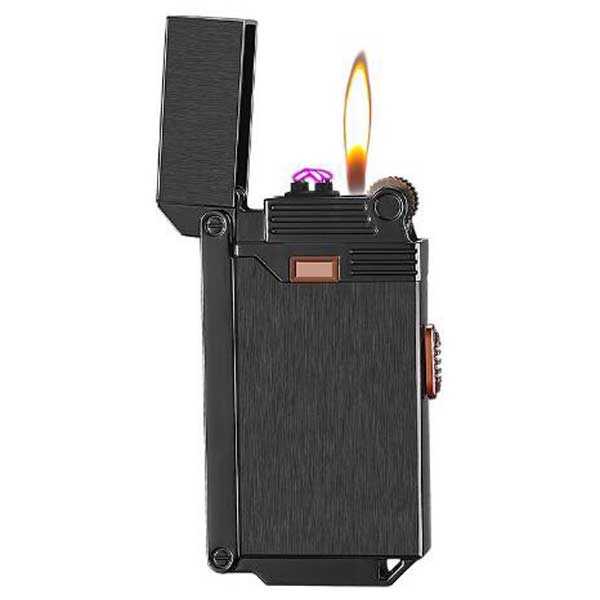 Korek Api Gas Elektrik Pulse Plasma Arc Lighter 2in1 - AB007