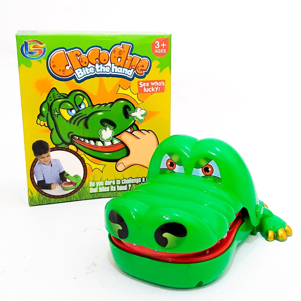 Crocodile Bite the Hand Games Family - Mainan Anak SNI Gigit Buaya