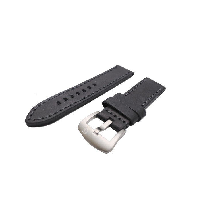 Tali Kulit Tali Jam Tangan Expedition E6606MC 24 mm Hitam Original