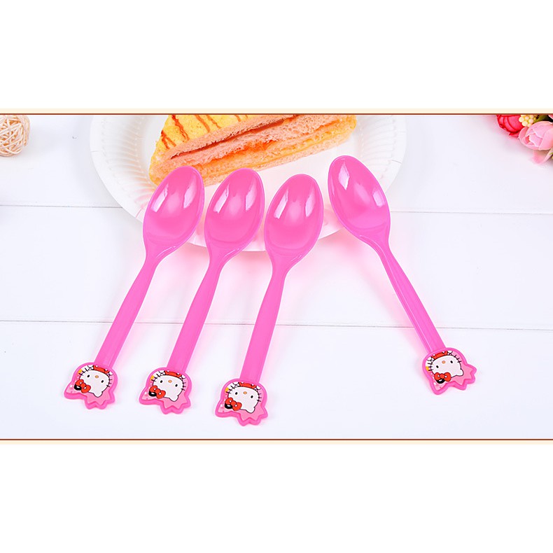 1 PACK ISI 6 perlengkapan makan pesta sendok ulangtahun party spoon birthday (4F5) hpa044