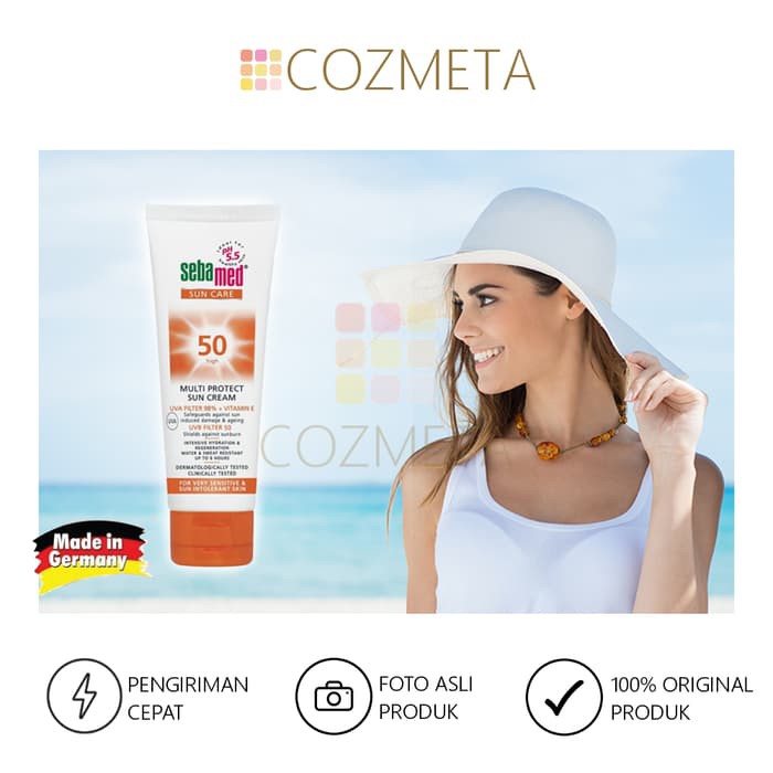 Sebamed Sun Care Spf 50+ 75 Ml Sunblock Sun Cream Sun Block Kulit
