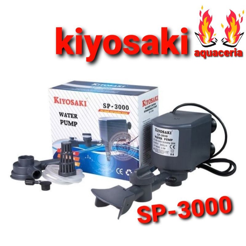 kiyosaki 3000 pompa air power head pompa celup air aquarium 3000