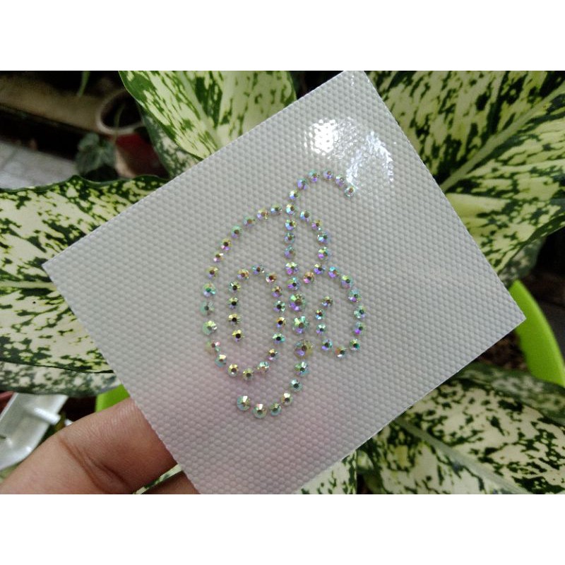 Logo Huruf untuk Masker Khimar Diamon Hotfix