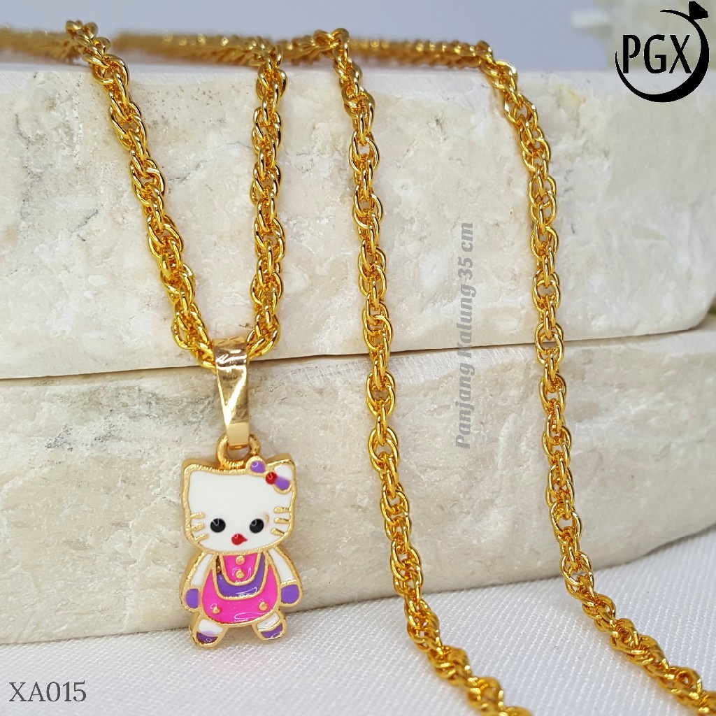 PGX Kalung Anak Perempuan Xuping Lapis Emas Aksesoris Fashion Perhiasan Premium - XA015