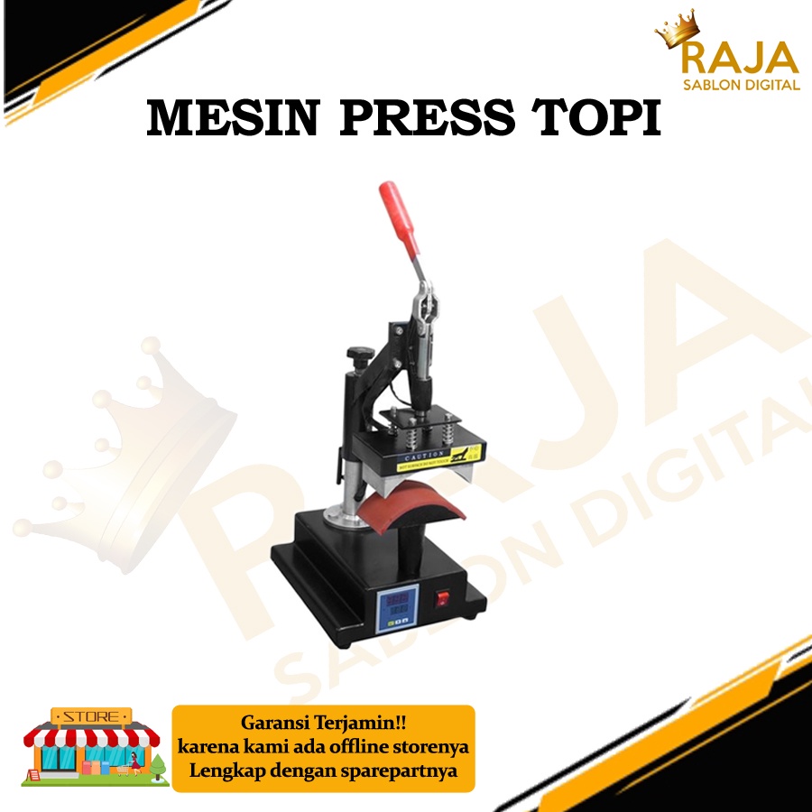 Mesin Press Topi TEFLON