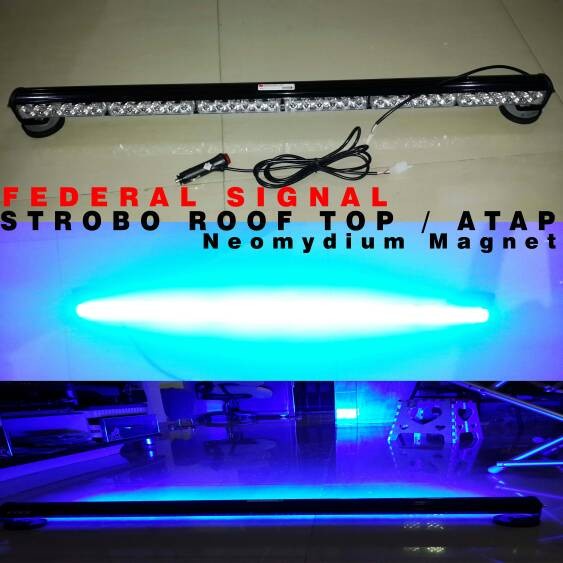 ADN.in Led ROOF TOP Atap magnet 6 BAR X 6 TITIK FedSig