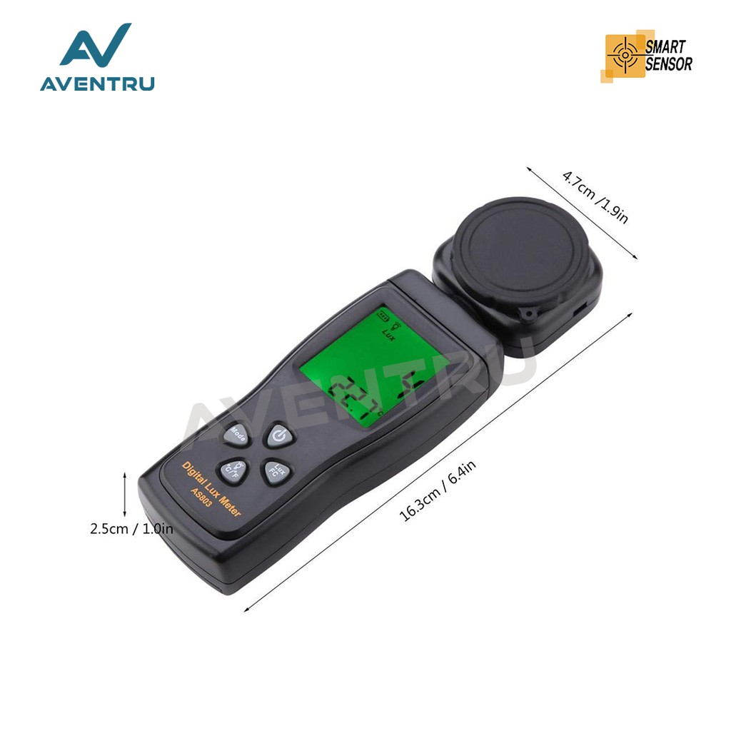 Smart Sensor Digital Lux Meter Alat Ukur Intensitas Cahaya AS803