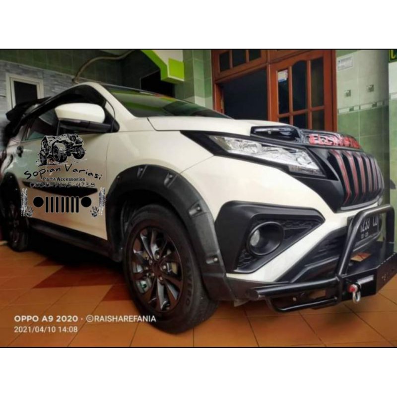 over fender all new toyota Rush tahun 2018 ke atas