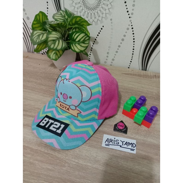AM | Topi Baseball Anak Perempuan Seri K-Pop BTS usia 2-9thn-KOYA