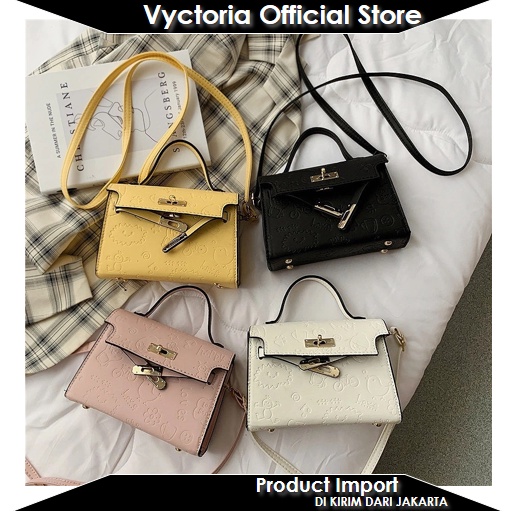 (COD) Vyctoria VOS83330 Tas Selempang Wanita Fashion Import Grosir Promo LT1868 CR7526 JT83330 83330 1868 7526