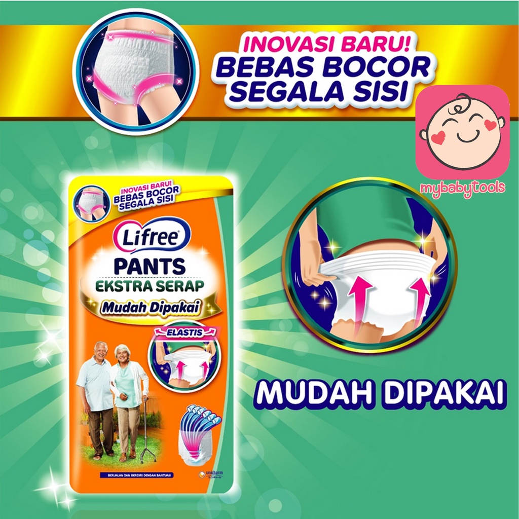 LIFREE POPOK CELANA DEWASA EKSTRA SERAP M20 L16 XL12