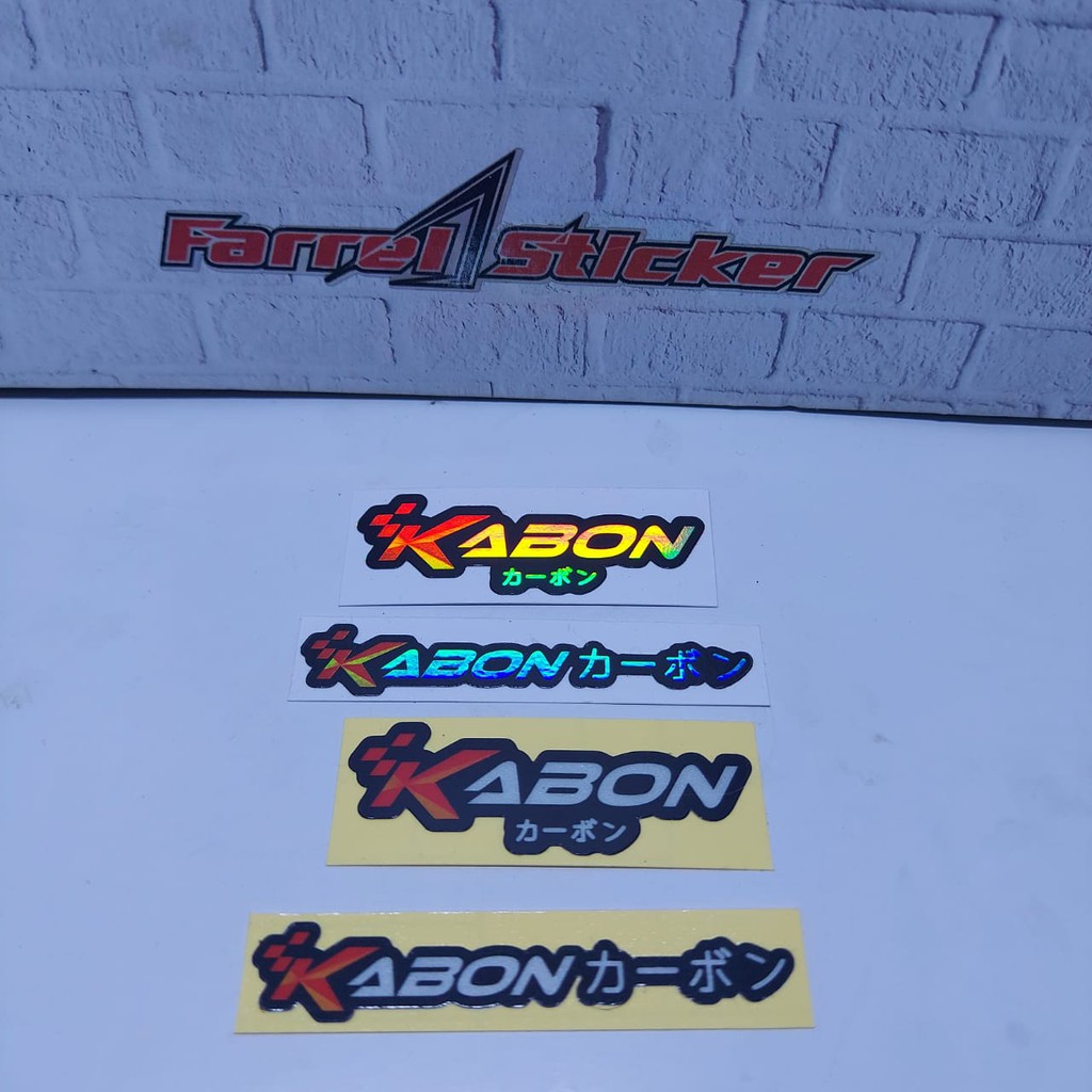 Stiker sticker kabon mini