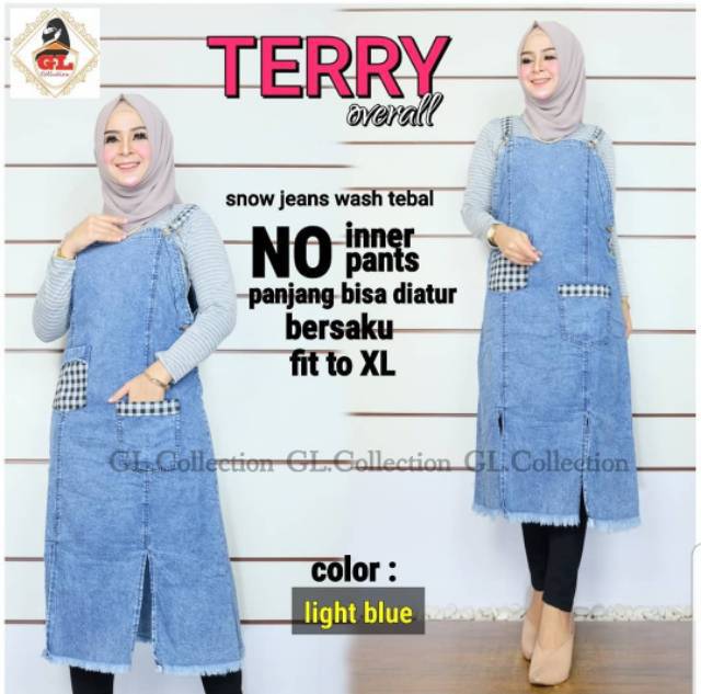 Overall jeans snow 7/8 //JF802