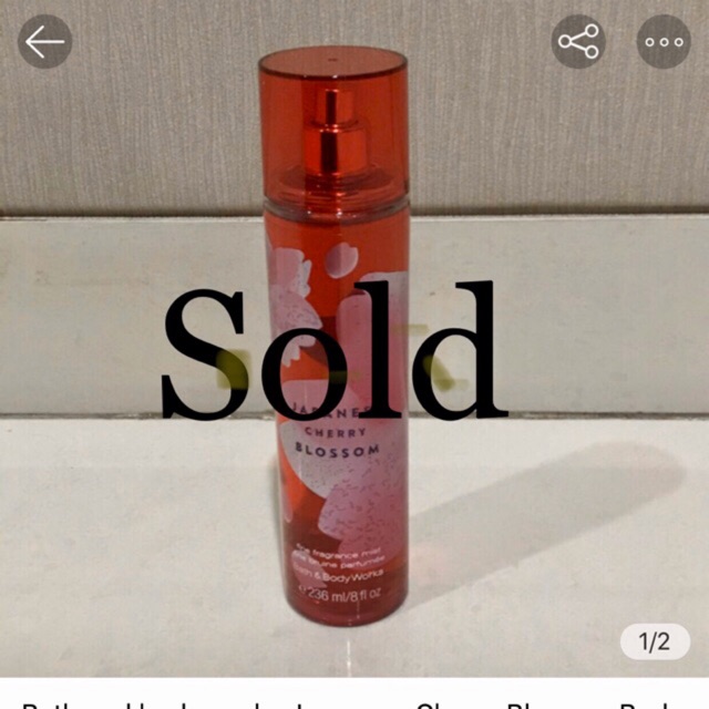Bath and body works Japanese Cherry Blossom Body Mist ORI