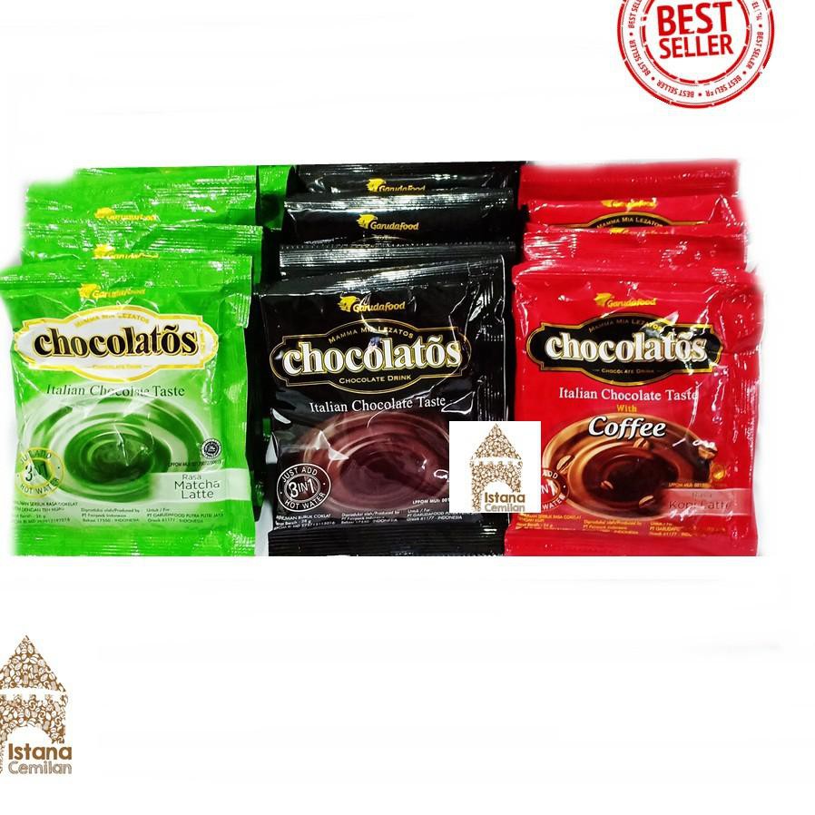 

➔NRM Chocolatos Chocolate Drink Isi 10pcs Cokelat / Matcha / Coffee ❅ ★★