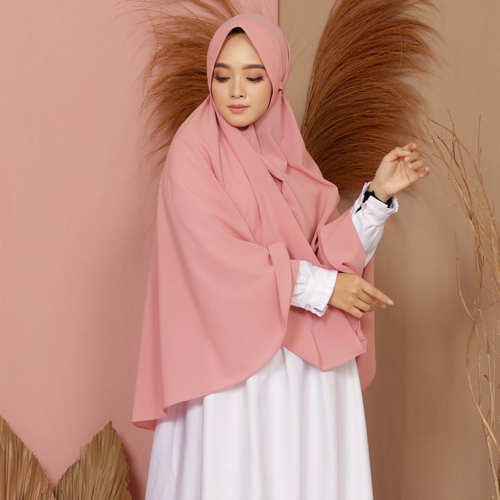 Hijab Bergo Maryam tali Pet Diamond - XL-2