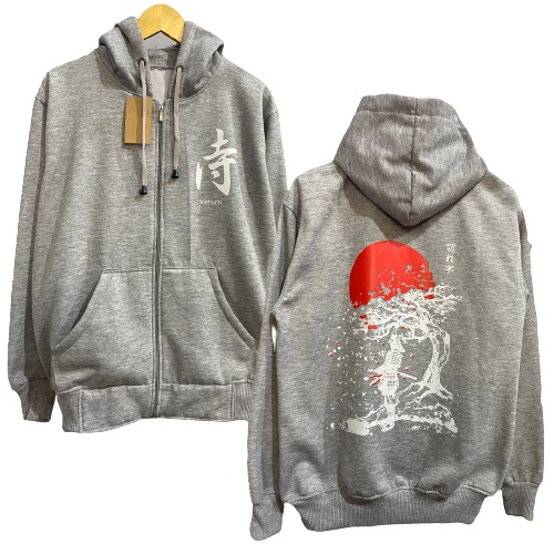JDI {{ Jaket SAMURAI ZIPPER JAPANESE HOODIE }} Jaket Sweater Hoodie PREMIUM Pria & Wanita KERENN COD
