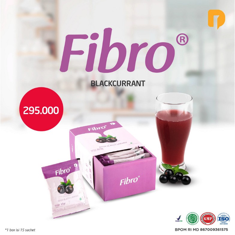 

Minuman Fibro Easy Drink Blackcurrant