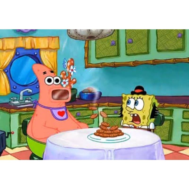 

Cookies buatan nenek spongbob