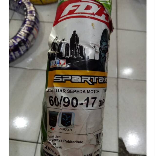 Ban Drag FDR 60/90-17 Spartax Bukan Tubeless Drag Race Tires