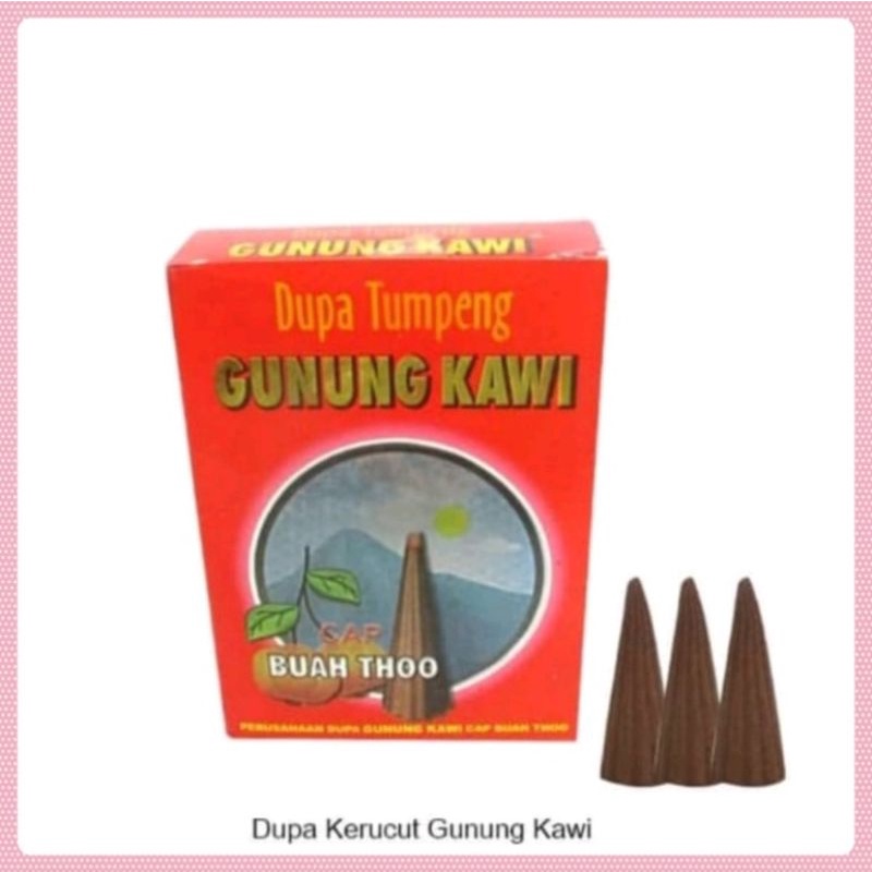 Dupa tumpeng gunung kawi Cap buah thoo